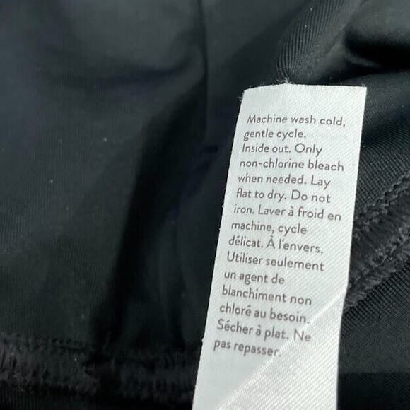 Spanx Size Large Black Faux Leather Leggings Slimming Shaping Ankle Cyber Goth - Picture 9 of 12